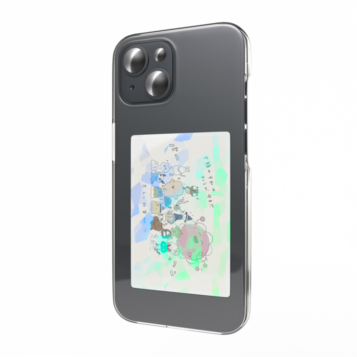 ホログラムスマホステッカー - 縦