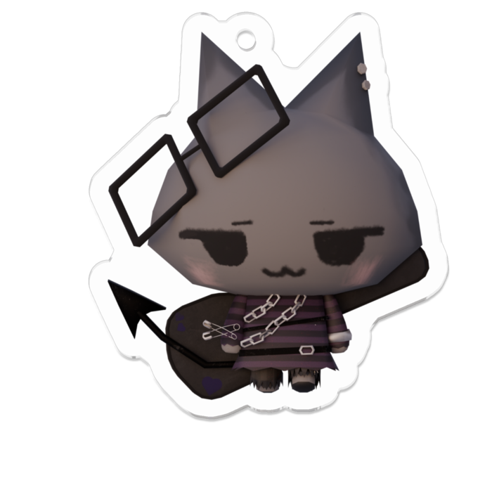 アクリルキーホルダー - 50 x 50 (mm)