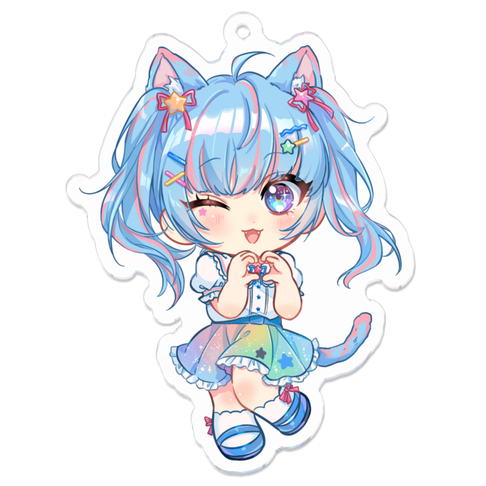 アクリルキーホルダー - 70 x 70 (mm)