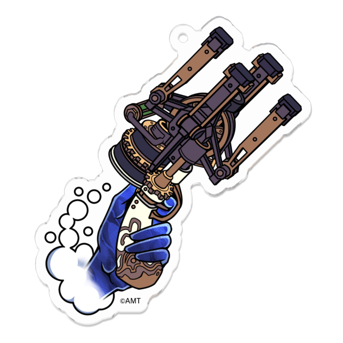 『オノゴロ物語』陰陽銃(A)アクリルキーホルダー - 70 x 70 (mm)