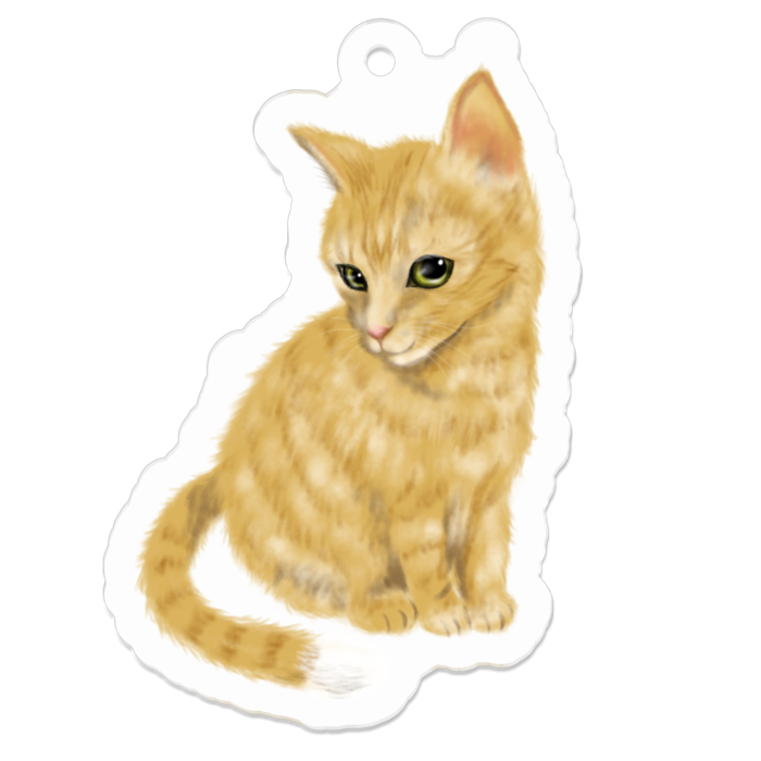 アクリルキーホルダー - 50 x 50 (mm)