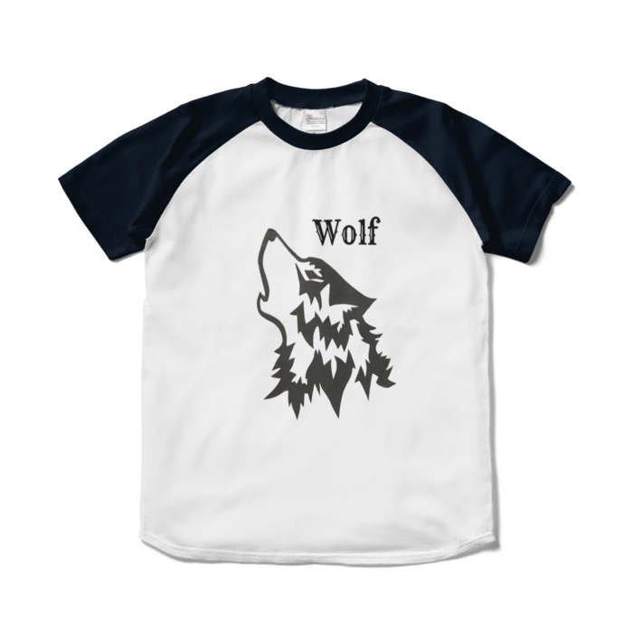 ラグランTシャツ - S - ホワイト×ネイビー