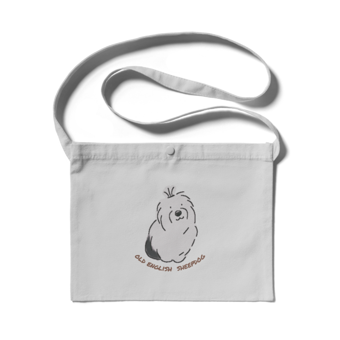 サコッシュ - 300 x 230 (mm)　　ライトグレー