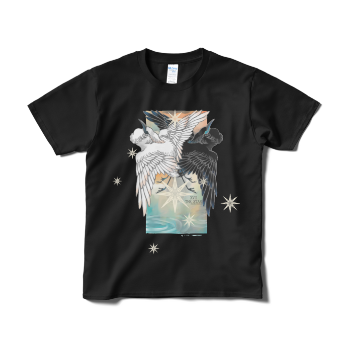 フロントプリント - S - ブラック