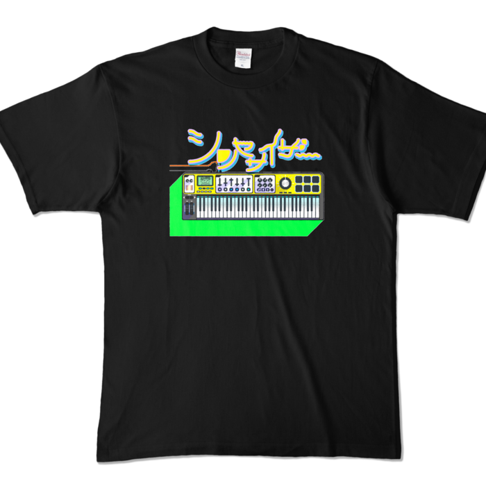 カラーTシャツ - XL - ブラック (濃色)