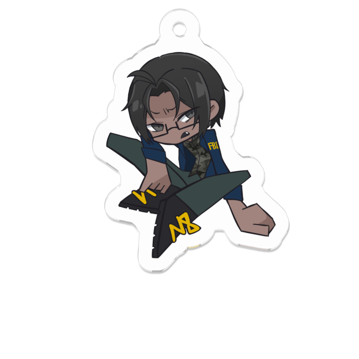 アクリルキーホルダー - 50 x 50 (mm)