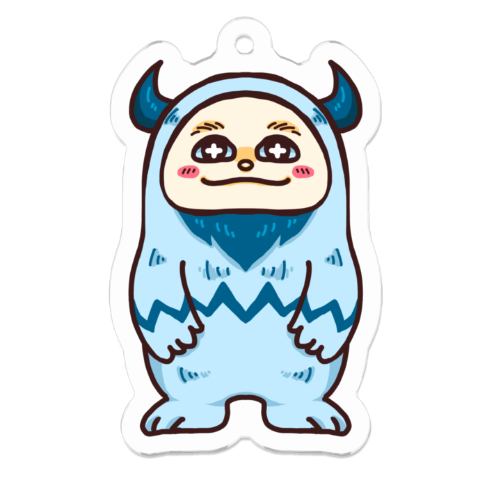 アクリルキーホルダー - 50 x 50 (mm)