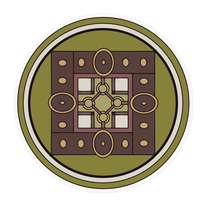 ステッカー - 100 x 100 (mm)