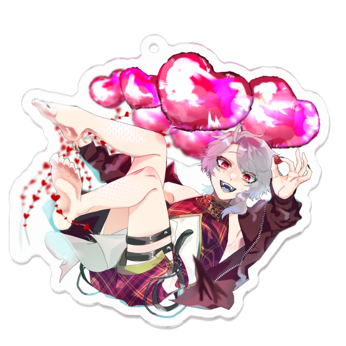 アクリルキーホルダー - 70 x 70 (mm)