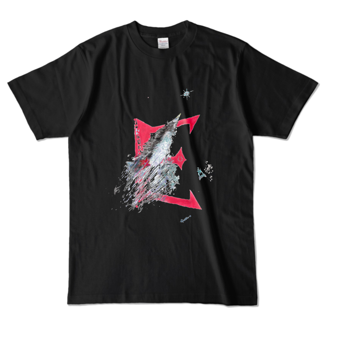 カラーTシャツ - L - ブラック (濃色)(1)