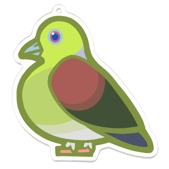 アクリルキーホルダー - 70 x 70 (mm)