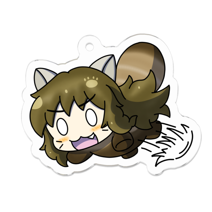 アクリルキーホルダー - 50 x 50 (mm)