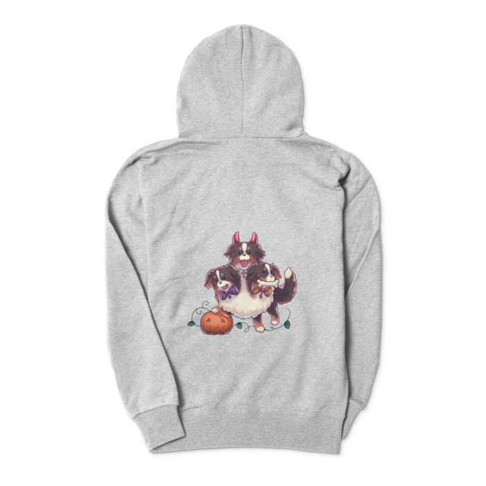 ジップパーカー - S - 杢グレー