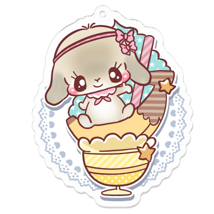 アクリルキーホルダー - 70 x 70 (mm)