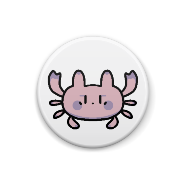 さらばガニ デフォルト 缶バッジ - 25mm