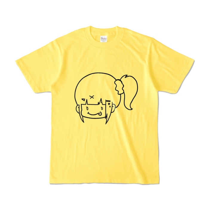 ぺろりんはやちぇTシャツ - S - イエロー
