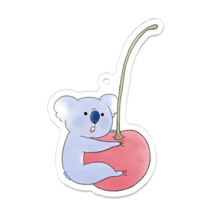 アクリルキーホルダー（コーティング） - 70 x 70 (mm)