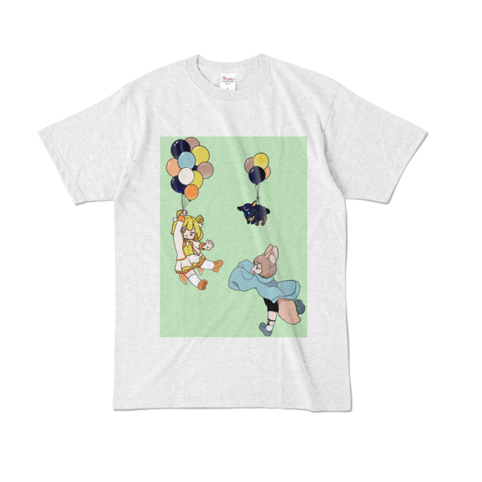 カラーTシャツ - L - アッシュ (淡色)