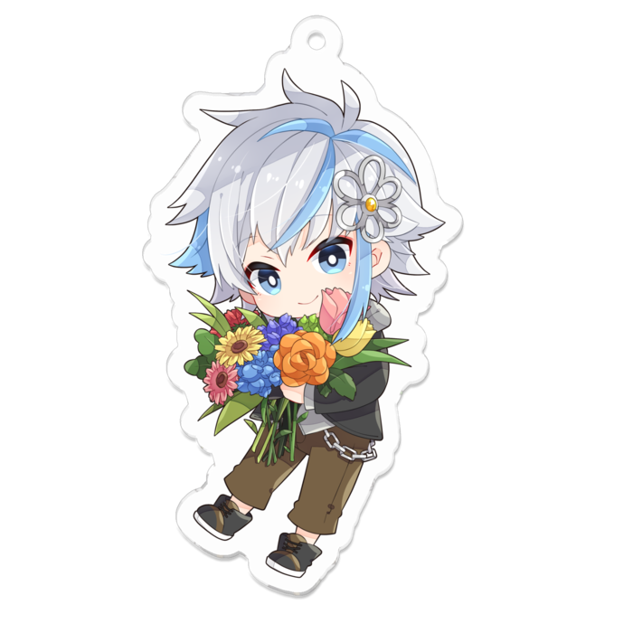 アクリルキーホルダー（コーティング） - 70 x 70 (mm)