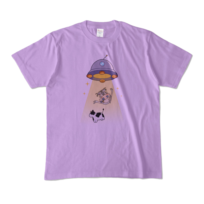 カラーTシャツ - M - ライトパープル (淡色)