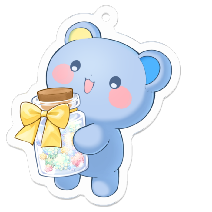 アクリルキーホルダー - 50 x 50 (mm)