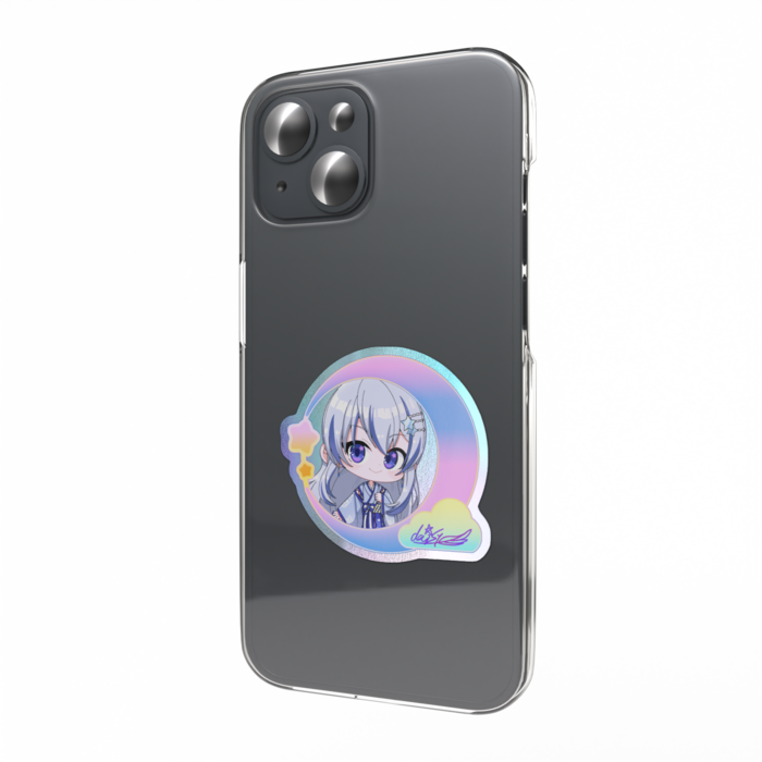 オーロラスマホステッカー（typeC） - W55 × H91mm