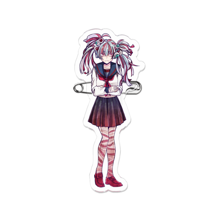 アクリルバッジ - 70 x 70 (mm)