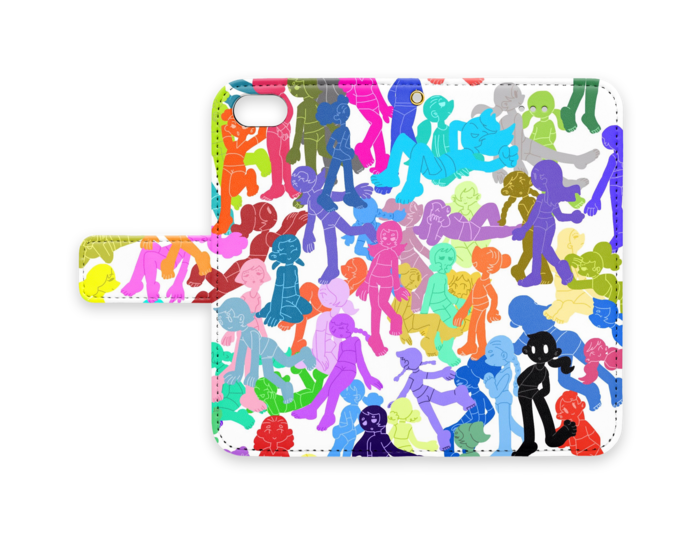 手帳型iPhoneケース - iPhone7 - ストラップ穴 あり