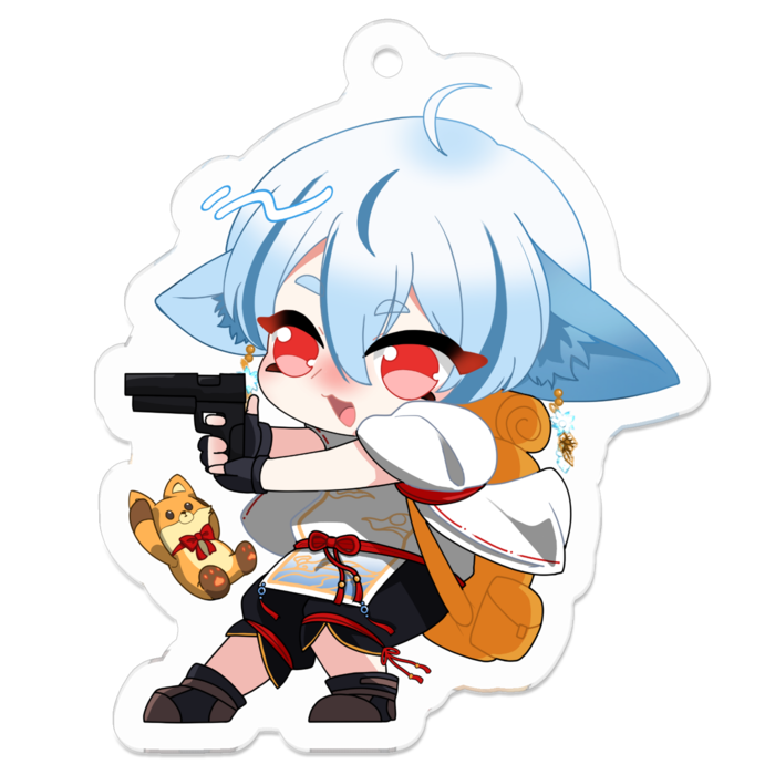 アクリルキーホルダー - 50 x 50 (mm)