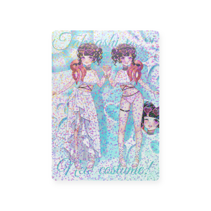 ［グリッター］プラスチックカード - トレカ（63 × 88mm）