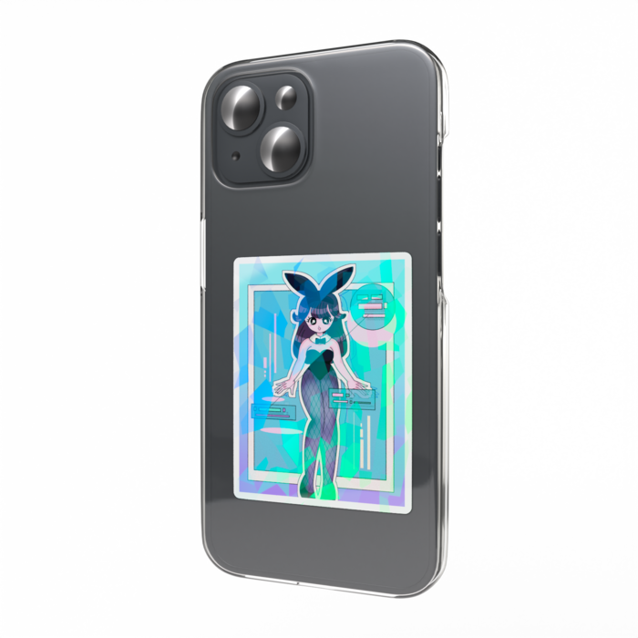 ホログラムスマホステッカー - 縦