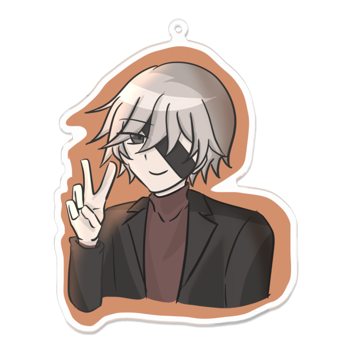 アクリルキーホルダー - 100 x 100 (mm)