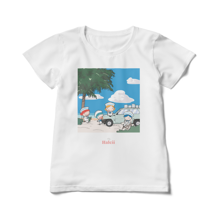 レディースTシャツ - L - 白