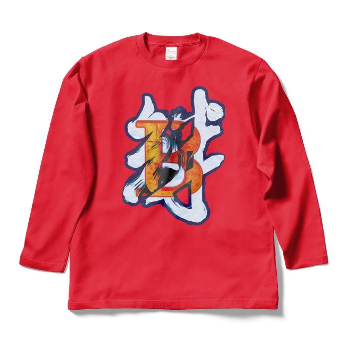 ロングスリーブTシャツ - L - レッド