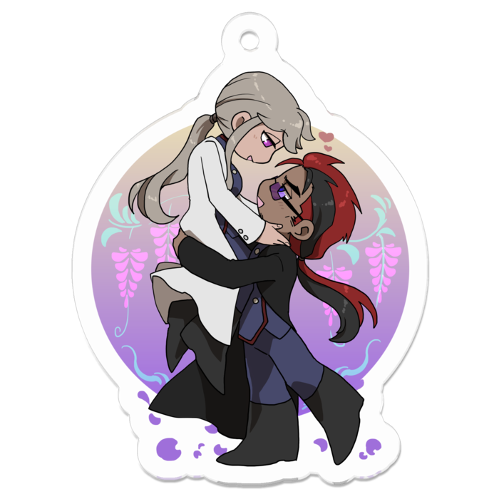 アクリルキーホルダー - 50 x 50 (mm)