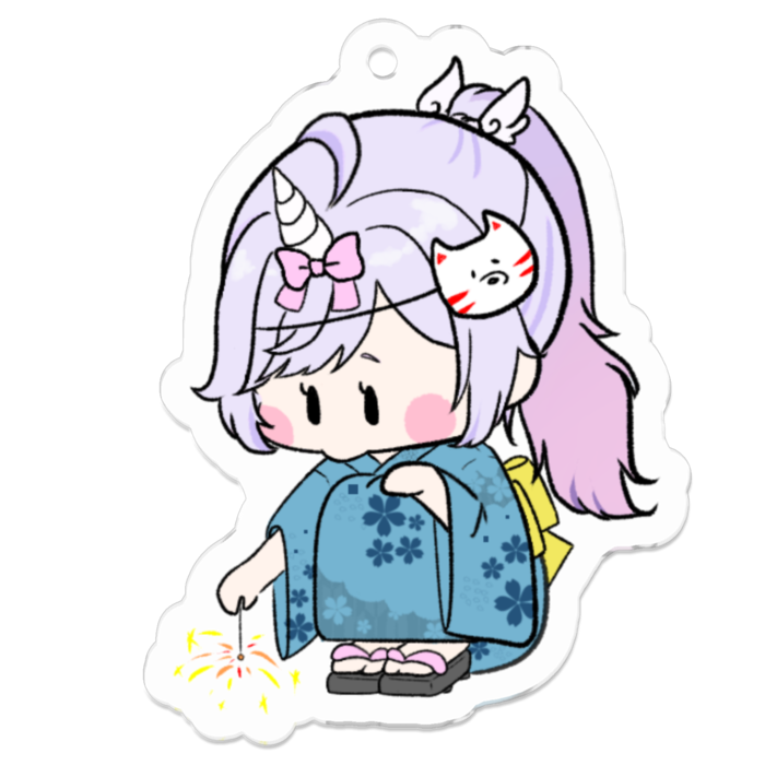 アクリルキーホルダー - 50 x 50 (mm)