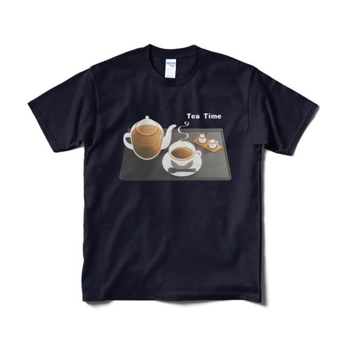 Tシャツ短納期　紺色　M