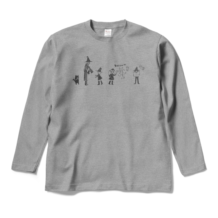 ロングスリーブTシャツ - M - 杢グレー