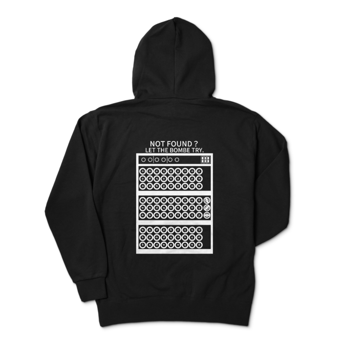 ジップパーカー - XL - ブラック