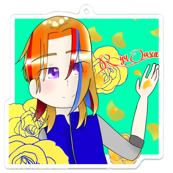 アクリルキーホルダー - 70 x 70 (mm)