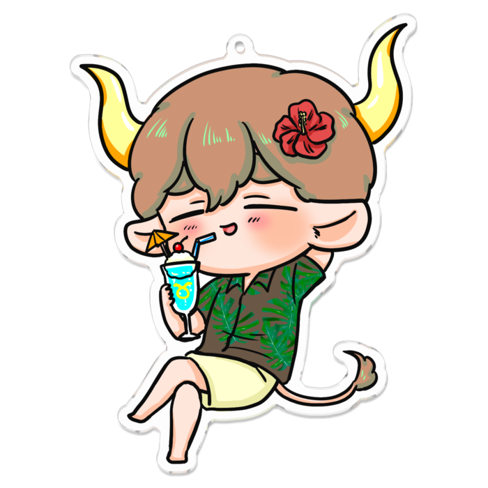 アクリルキーホルダー - 100 x 100 (mm)