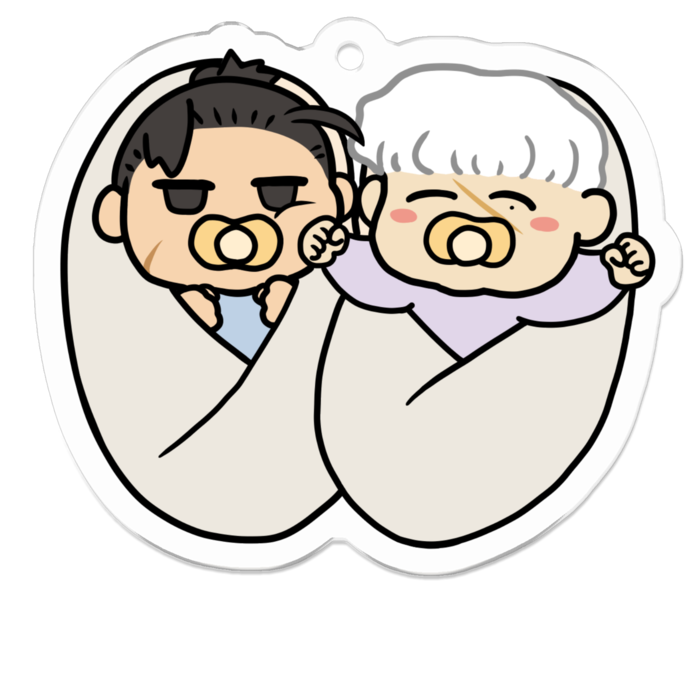 アクリルキーホルダー - 50 x 50 (mm)