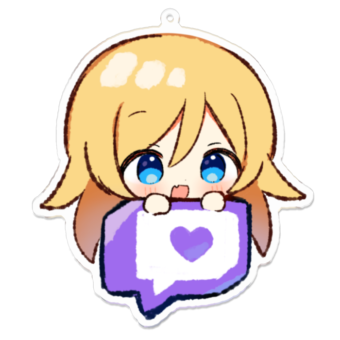 アクリルキーホルダー - 100 x 100 (mm)