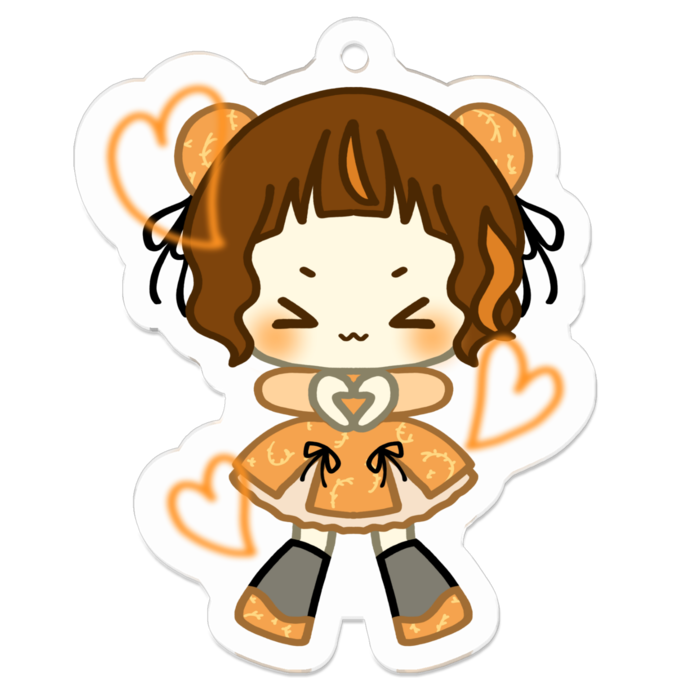 アクリルキーホルダー - 50 x 50 (mm)