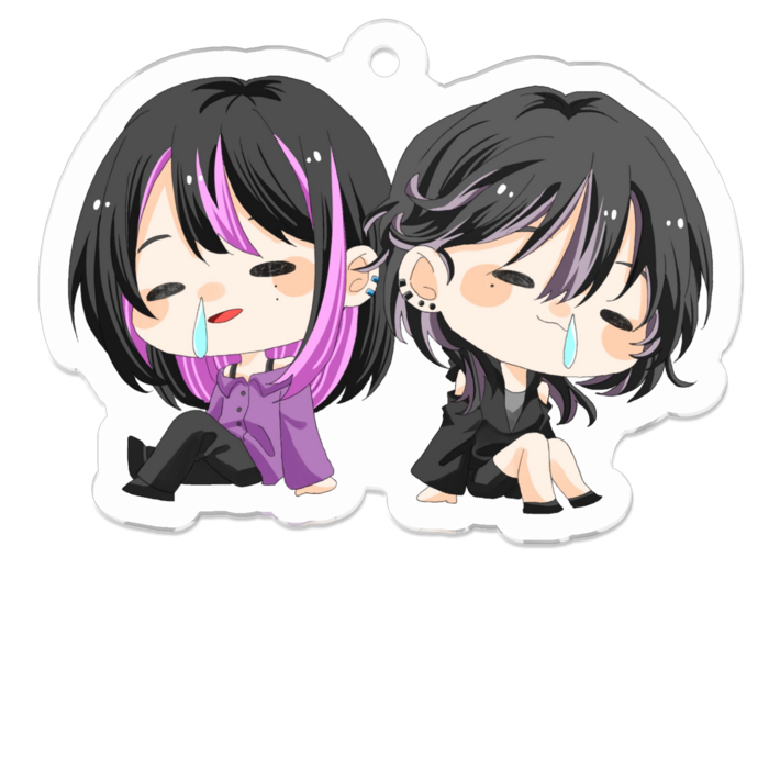 アクリルキーホルダー - 50 x 50 (mm)