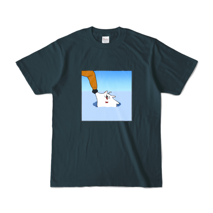 カラーTシャツ - S - デニム (濃色)