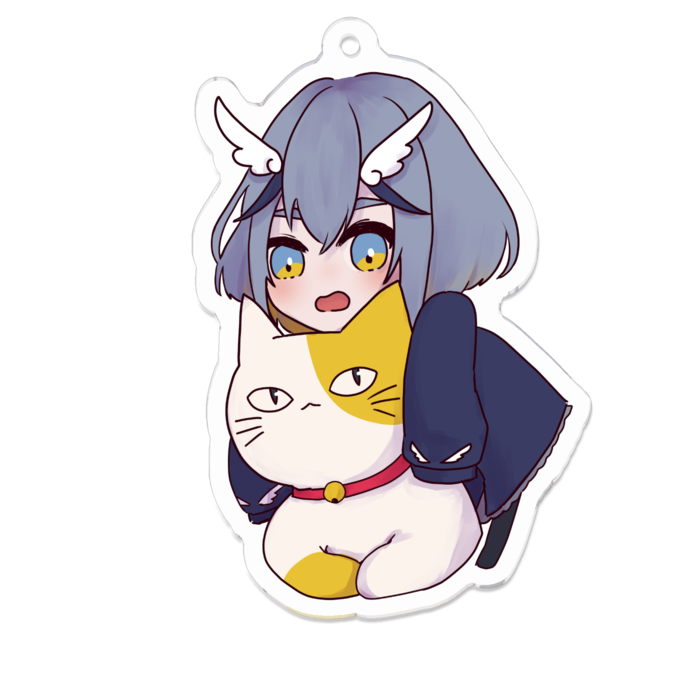ねこみめちアクキー(おおきめ)