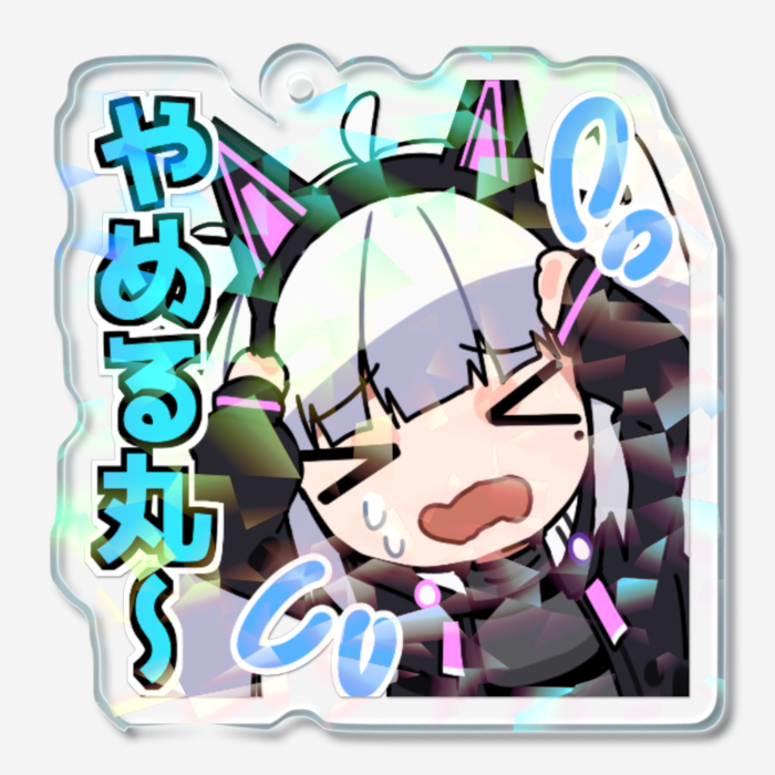 ホログラムアクリルキーホルダー - 50 × 50mm(5)