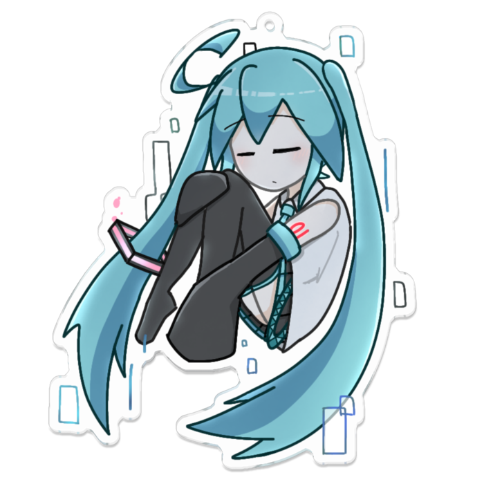 アクリルキーホルダー（コーティング） - 100 x 100 (mm)