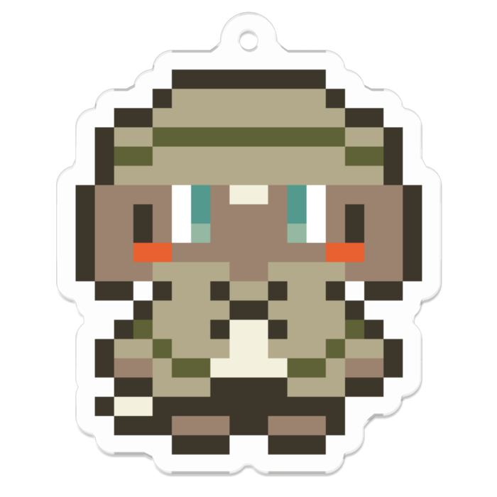 アクリルキーホルダー - 50 x 50 (mm)